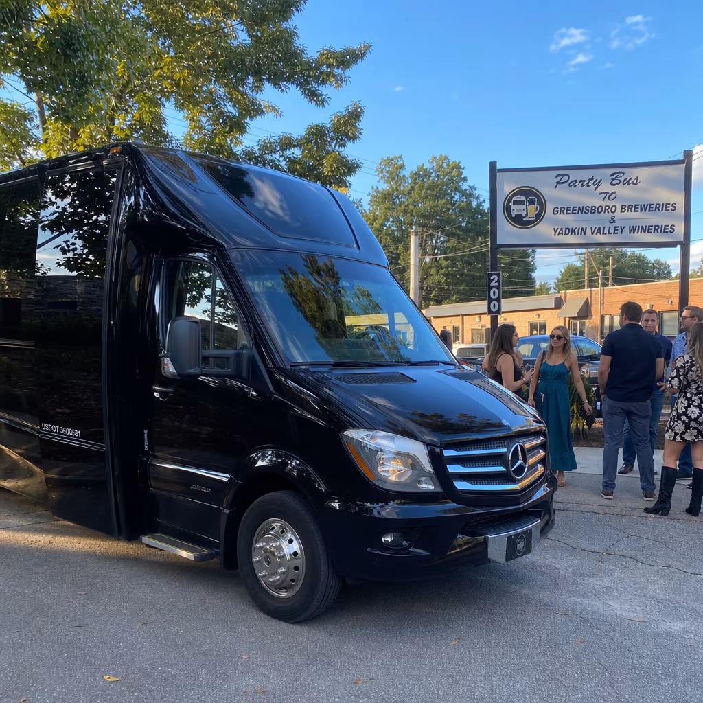 Party Bus to Greensboro Breweries & Yadkin Valley Wineries