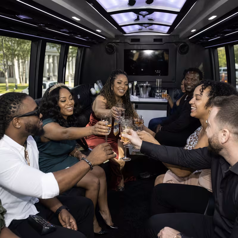 Greensboro Birthday Transportation fleet vehicle