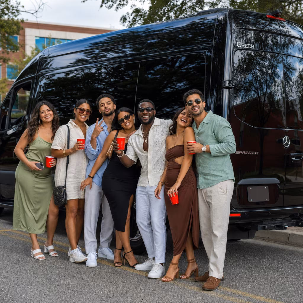 Birthday party bus