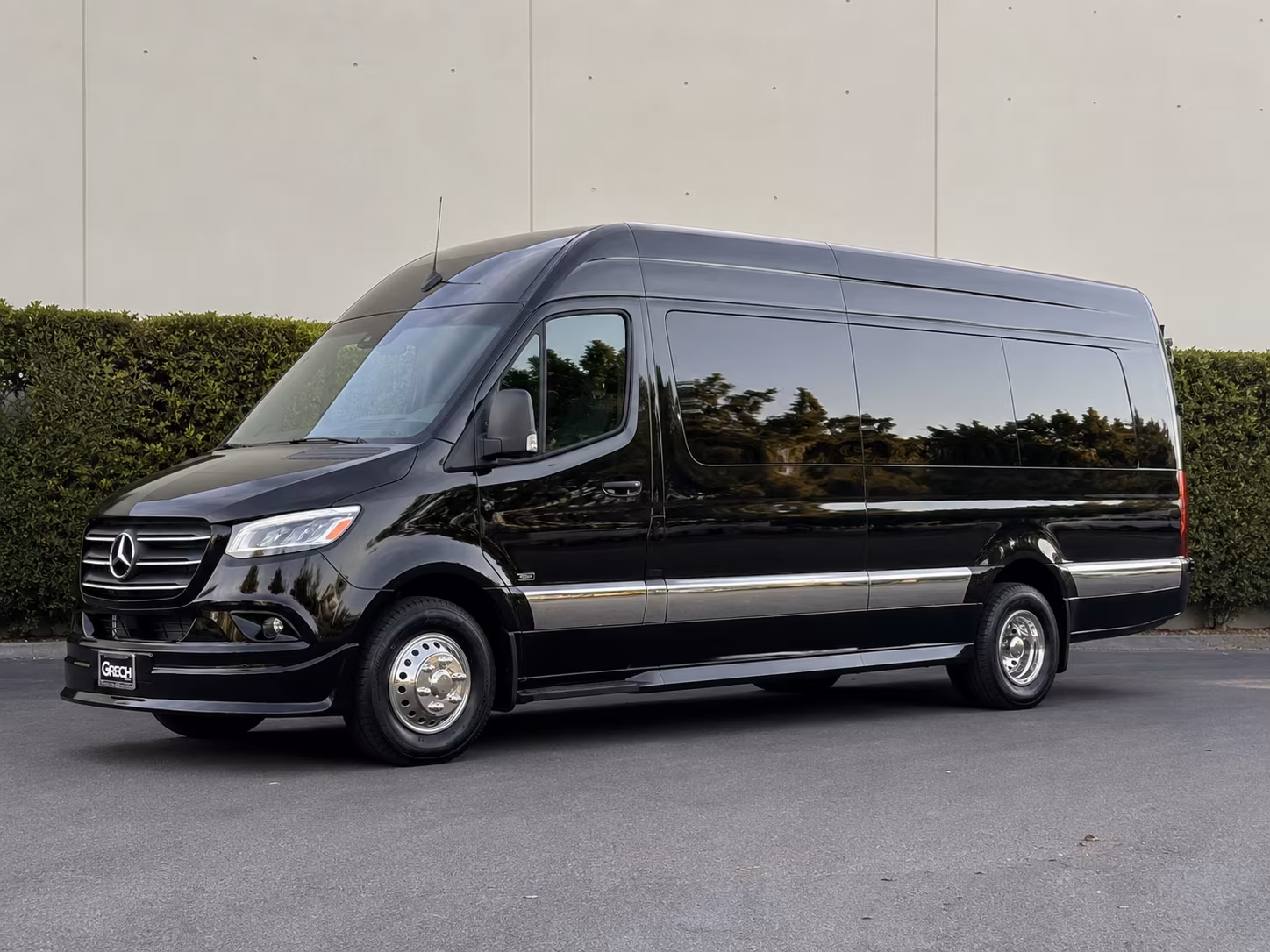 Greensboro Airport Shuttle & Transportation party bus exterior