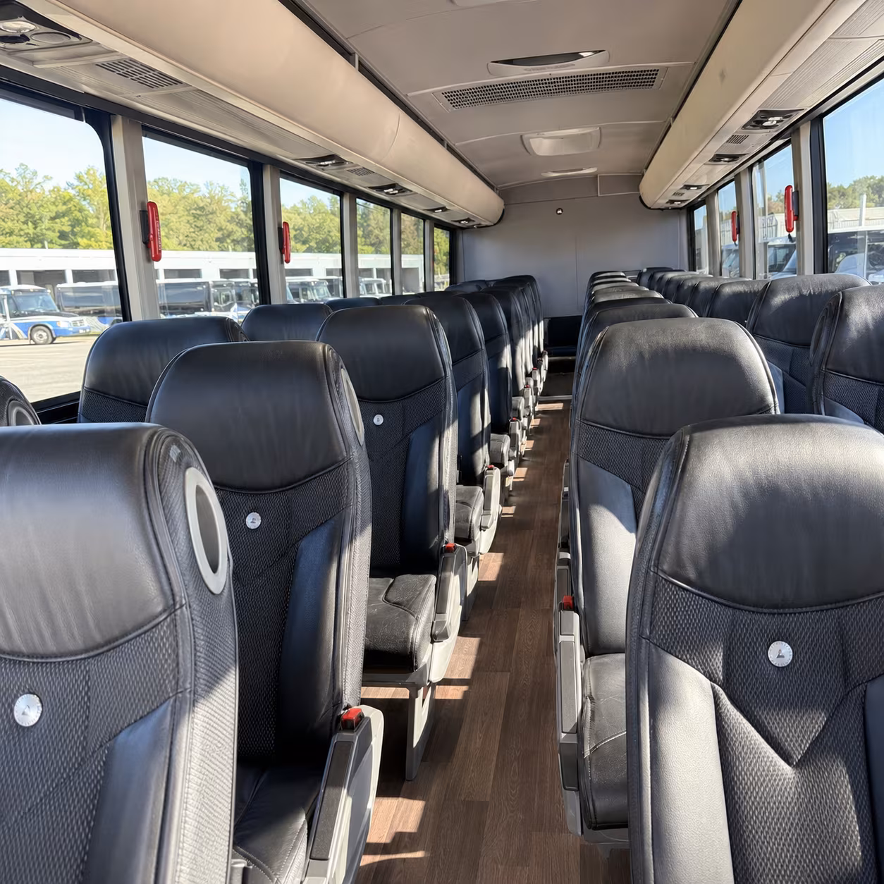 Greensboro Airport Shuttle & Transportation party bus exterior