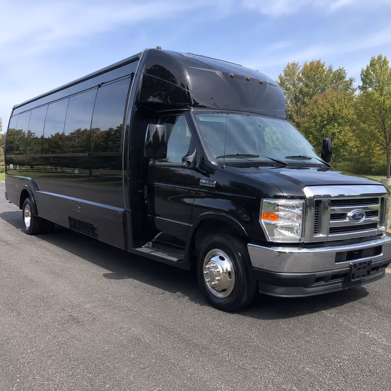 Greensboro Bachelor & Bachelorette Transportation party bus exterior