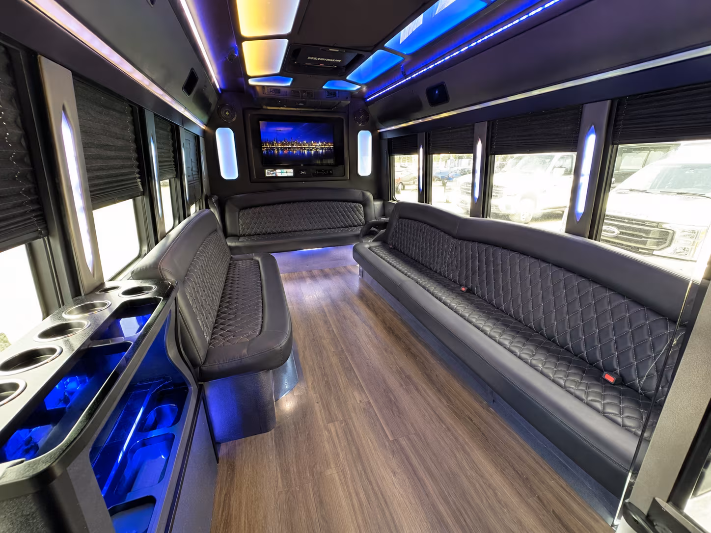 Greensboro Concert & Music Festival Transportation party bus exterior