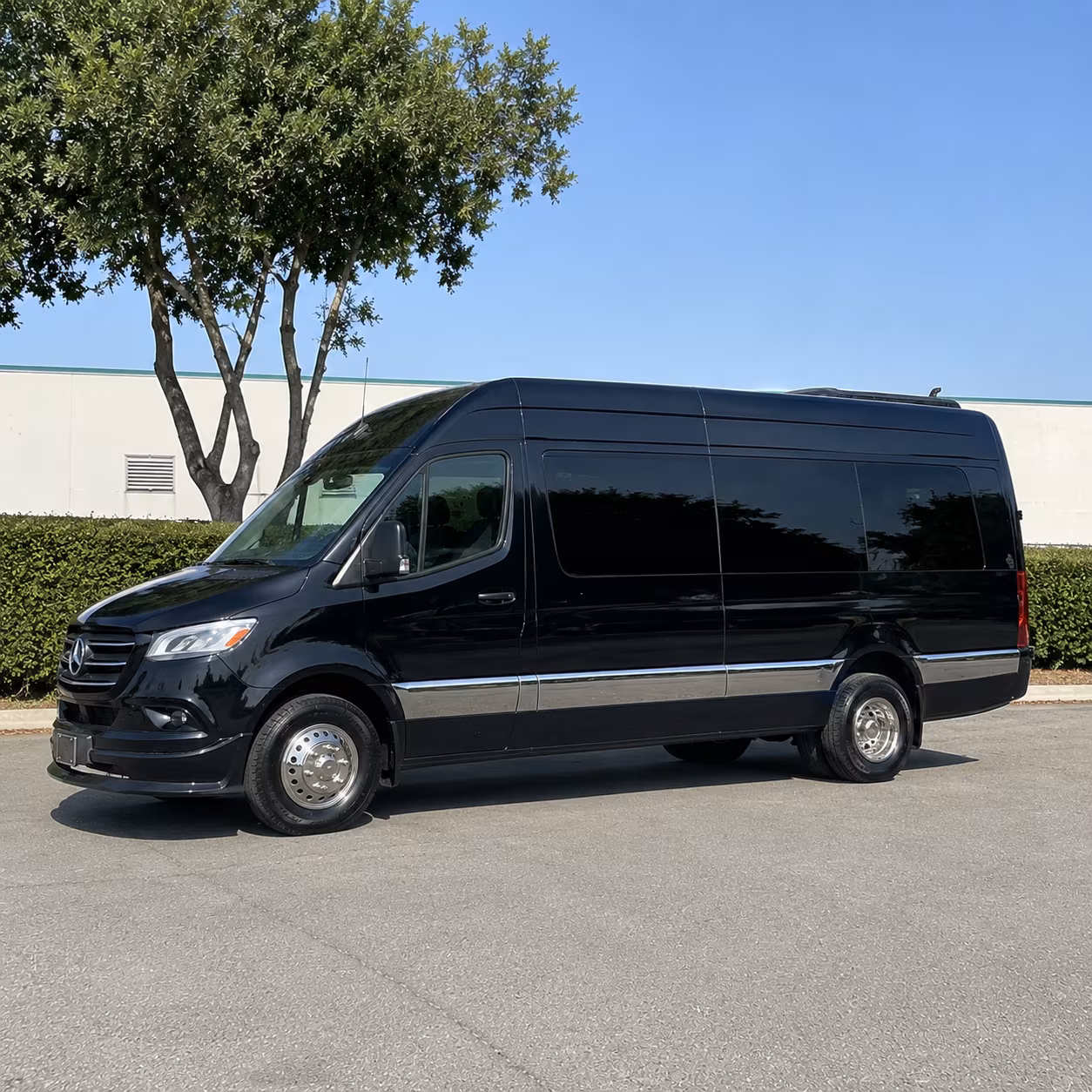 Greensboro Corporate Transportation party bus exterior