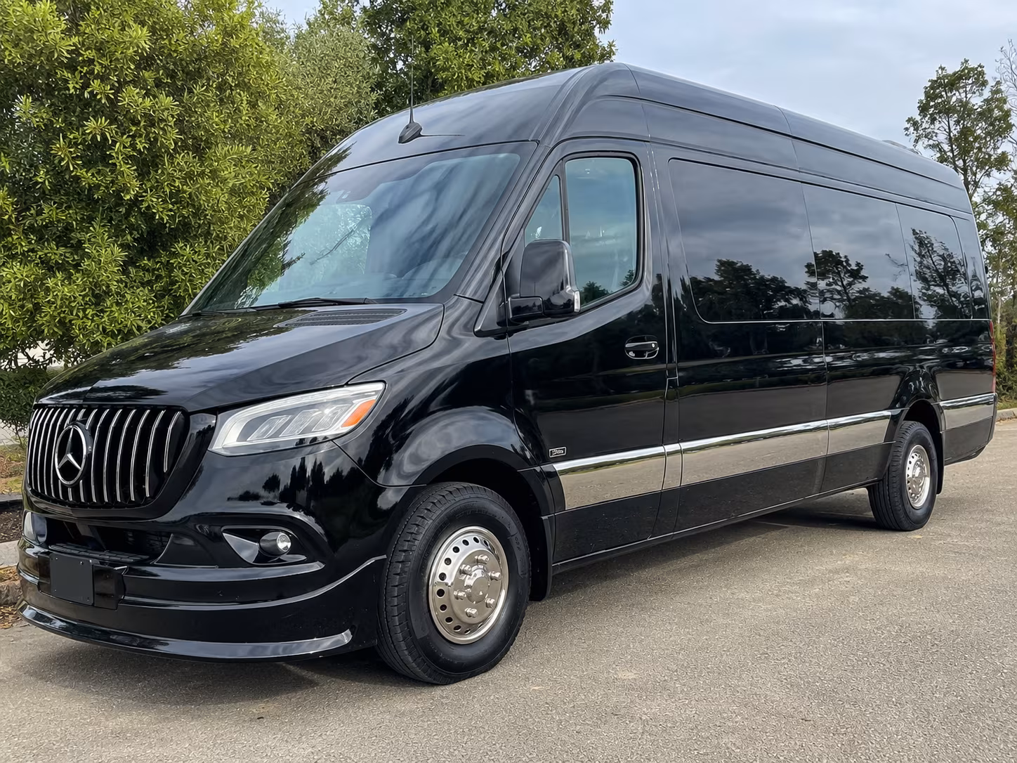 Greensboro Corporate Transportation party bus exterior