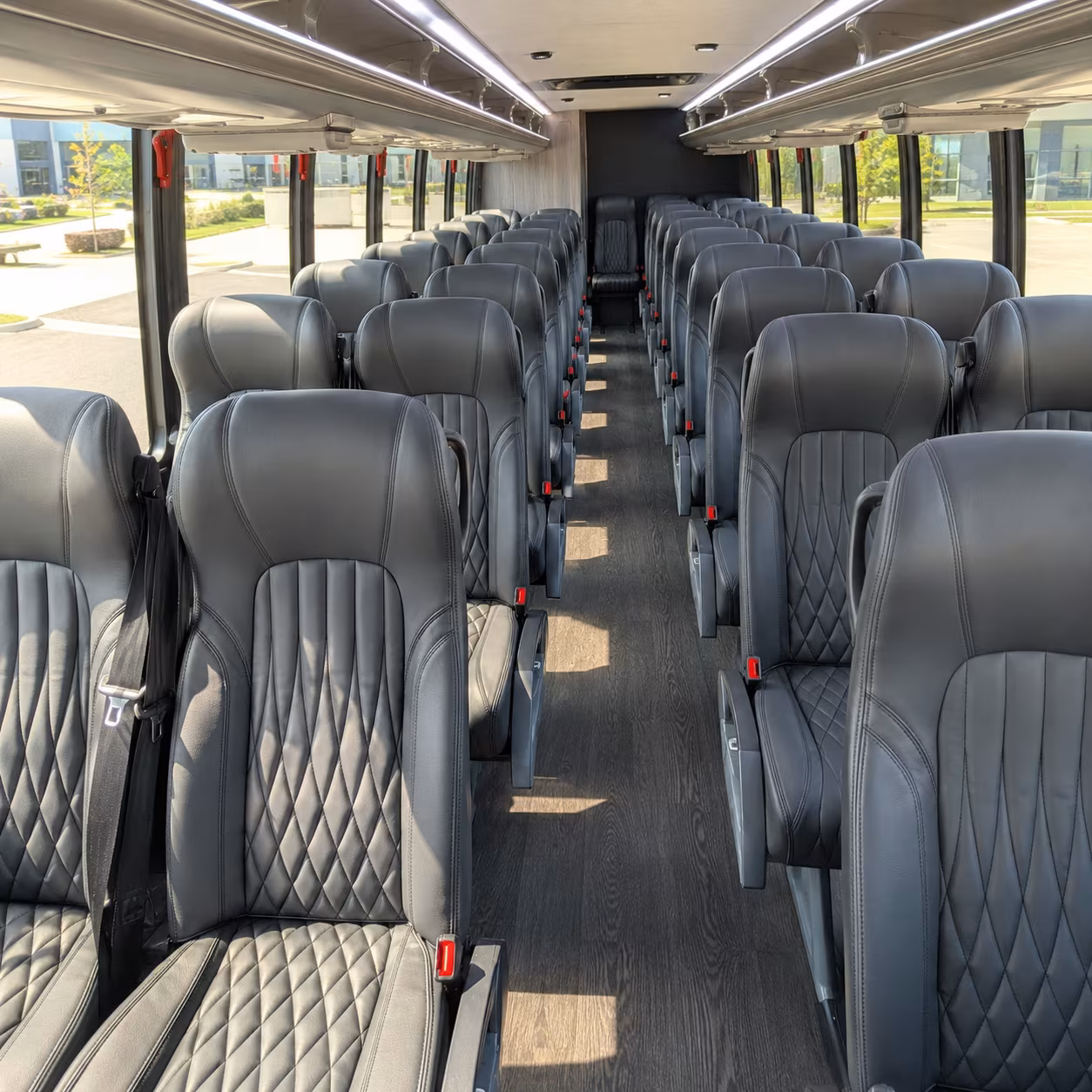 Greensboro Corporate Transportation party bus exterior