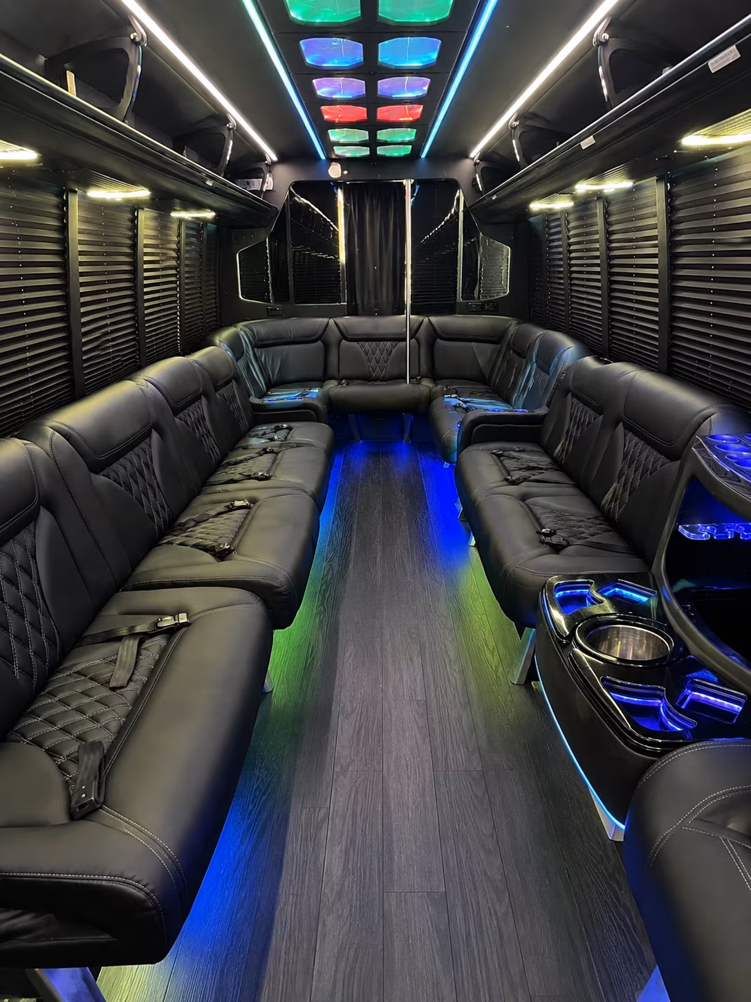 Greensboro Private Event Transportation party bus exterior