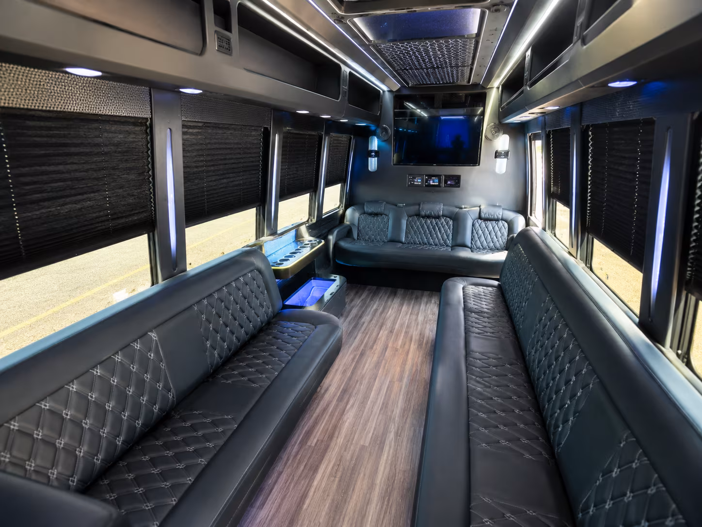 Greensboro Private Event Transportation party bus exterior