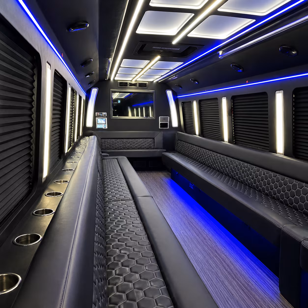 Greensboro Prom & Homecoming Transportation party bus exterior