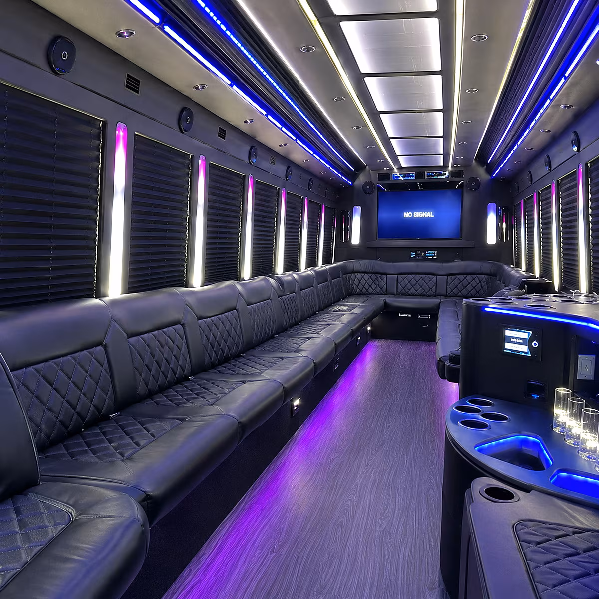 Greensboro Prom & Homecoming Transportation onboard seating