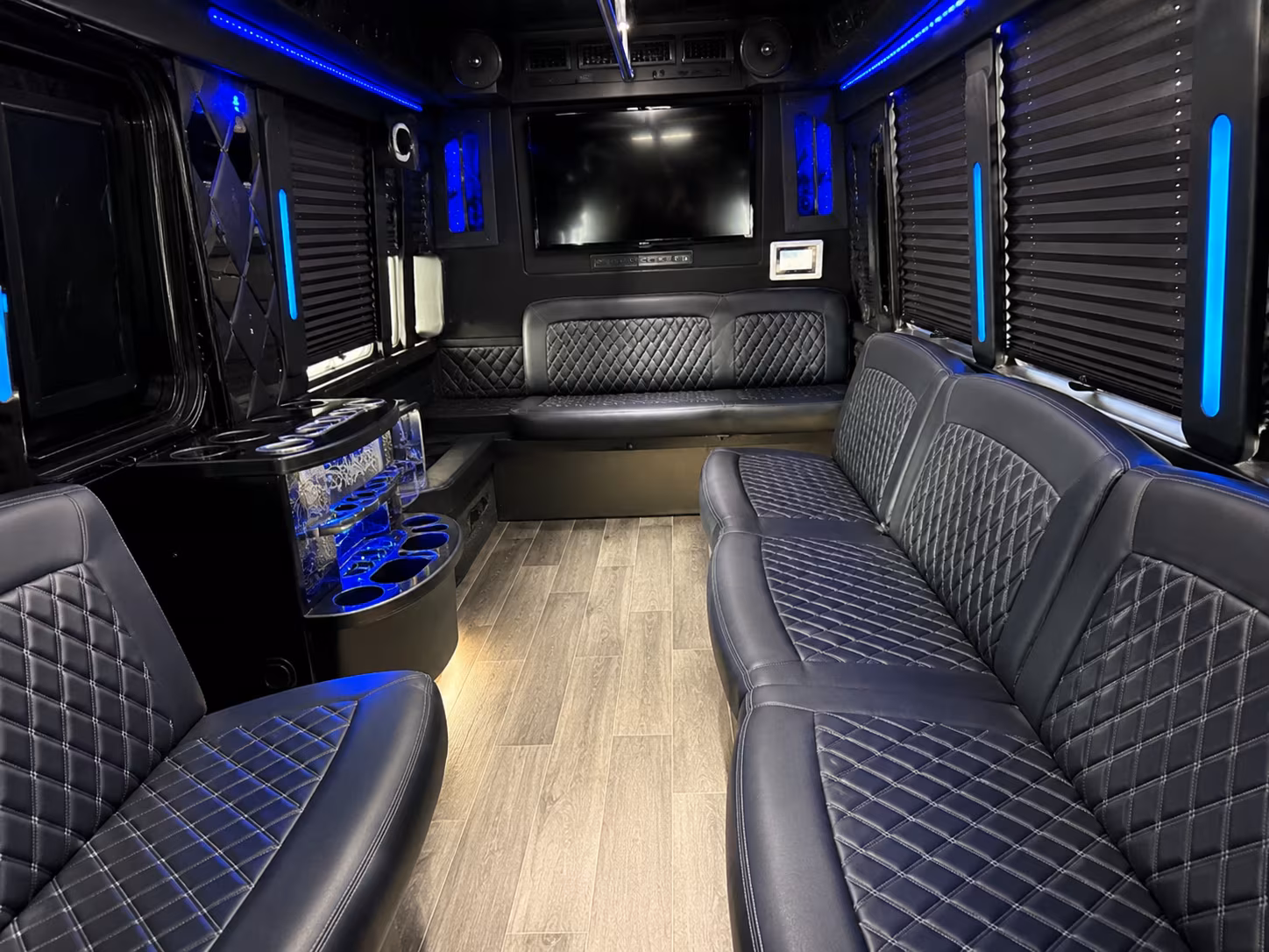 Greensboro Prom & Homecoming Transportation party bus exterior