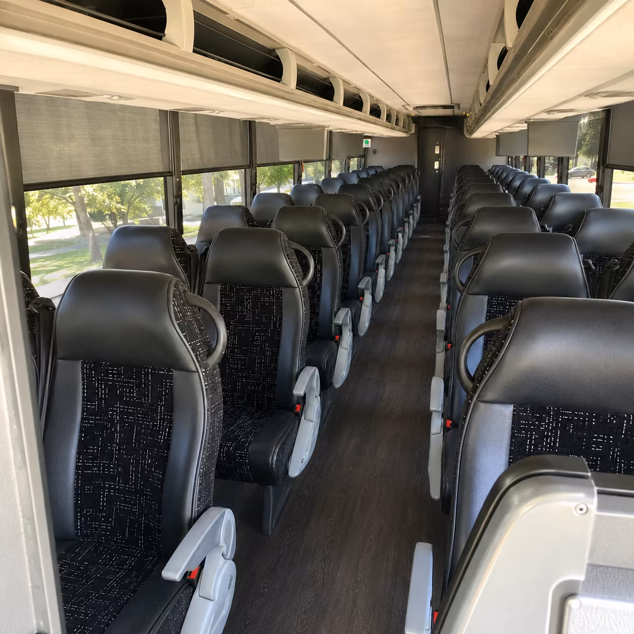 Greensboro School Event Transportation party bus exterior