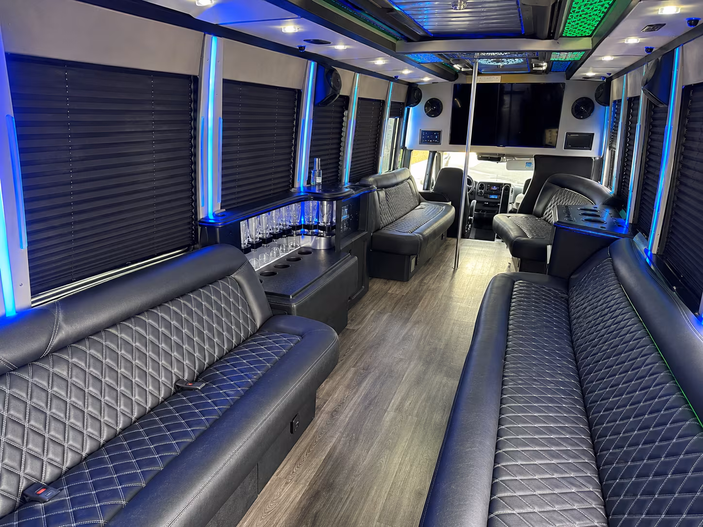 Greensboro Winery Tour & Pub Crawl Transportation party bus exterior
