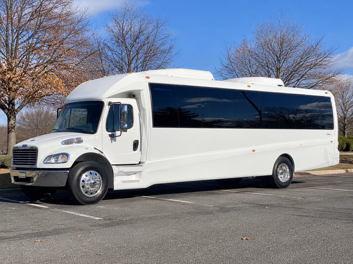 Greensboro Winery Tour & Pub Crawl Transportation party bus exterior
