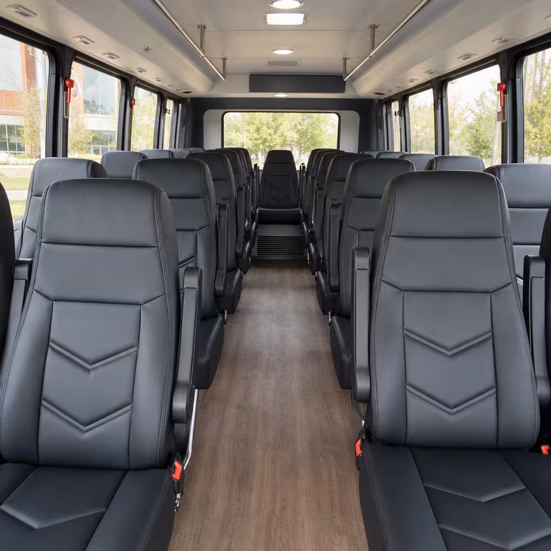 15-35 Passenger Minibus Inside