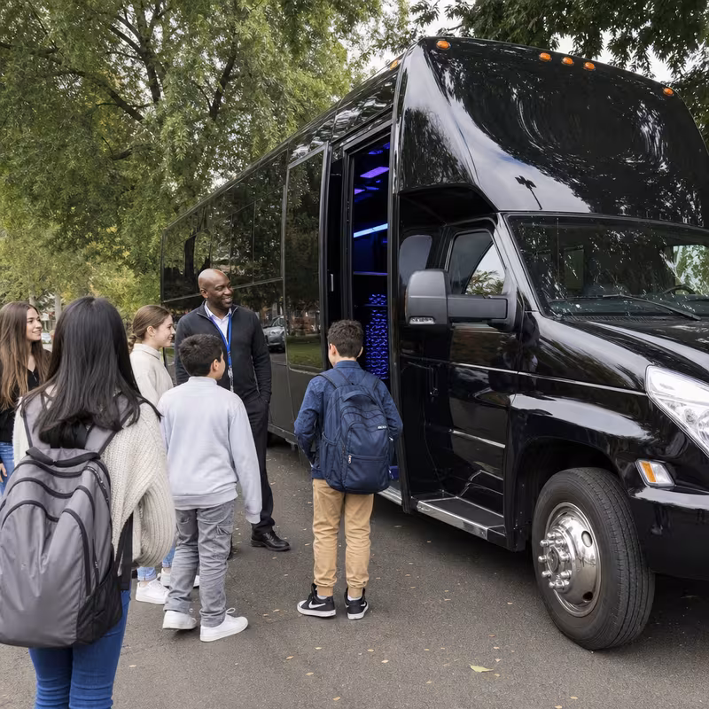 Greensboro School Transportation fleet vehicle