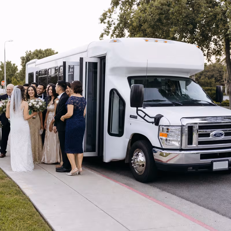Greensboro Wedding Transportation fleet vehicle