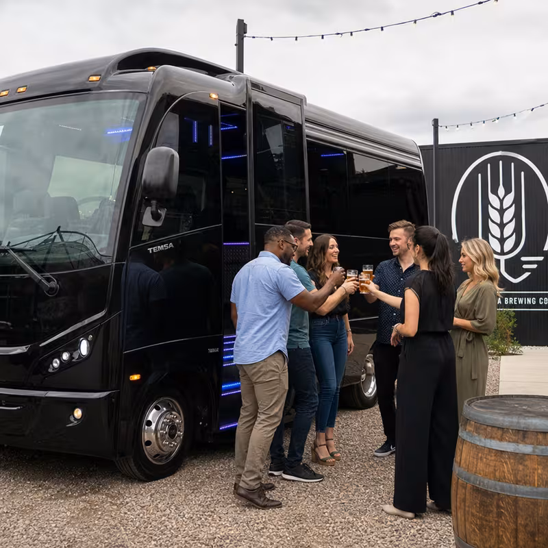 Greensboro Winery & Brewery Tour Transportation fleet vehicle