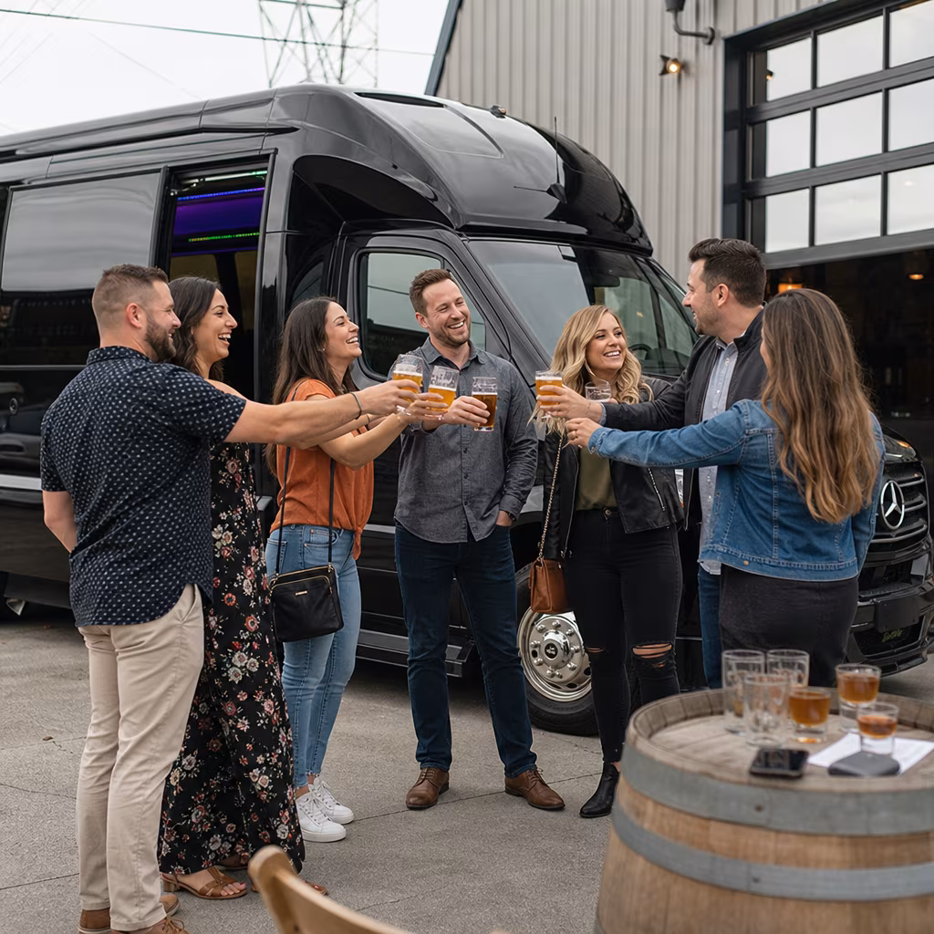 Greensboro Winery Tour & Pub Crawl Transportation